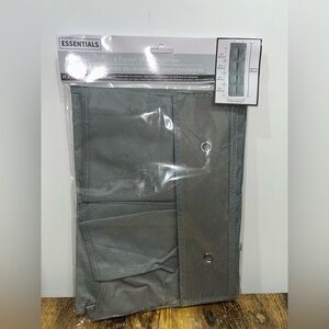 Essentials 8-Pocket Hanging Shoe Organizer - Gray